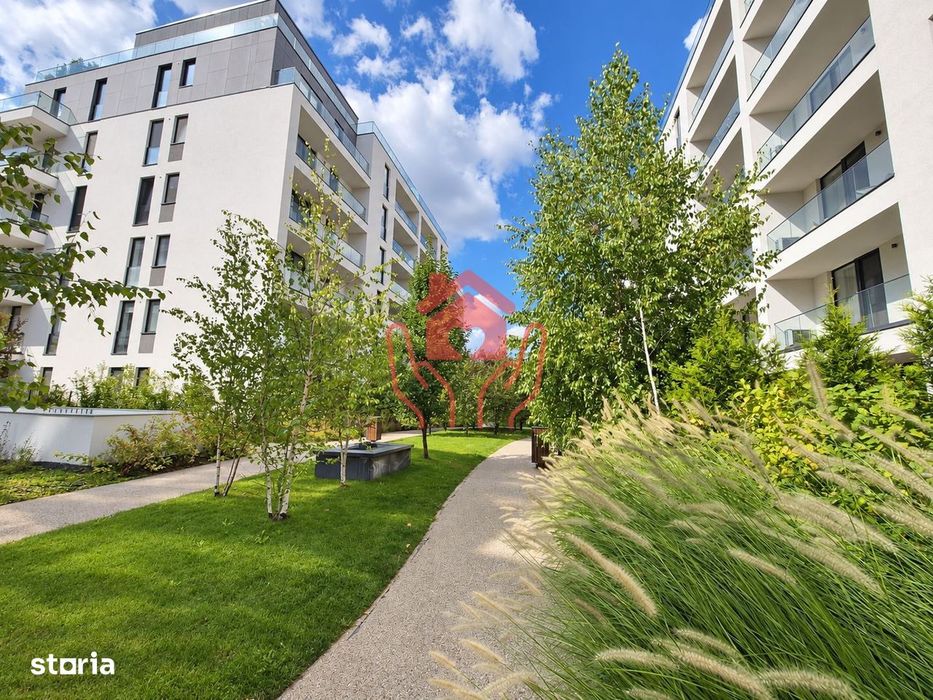 Baneasa Shopping City-3 camere mobilier ROVERE I parc I scoli I garaj