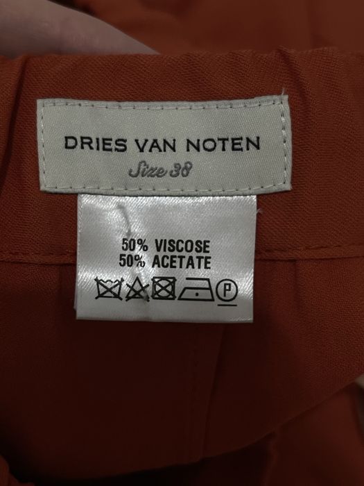 Брюки шелковые DRIES VAN NOTEN