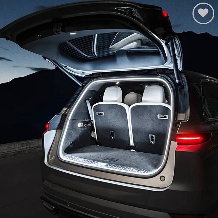 Banda auto led iluminat portbagaj lumina alb-rece, 12V, universal