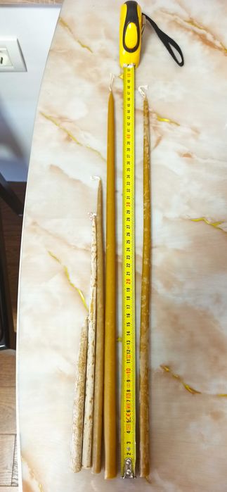 Vând lumânări din ceară naturală de albina