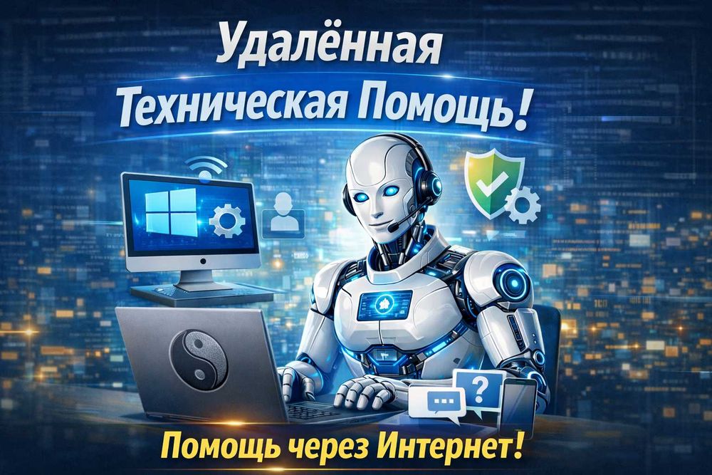 Удалённая помощь и консультация по компьютерам и смартфонам