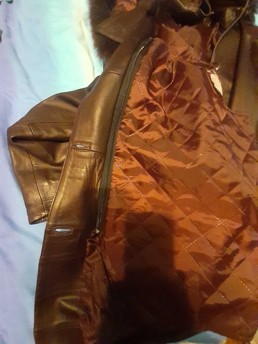 Geacă de piele dama mărime XL