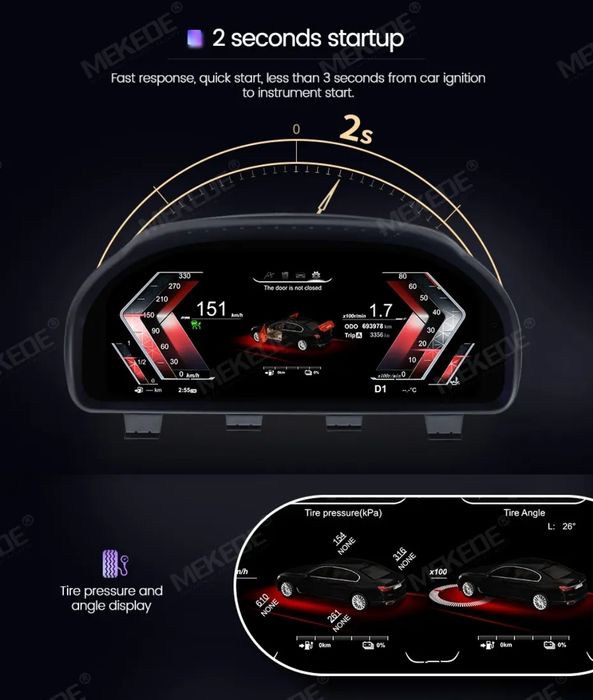 Дигитално табло километраж BMW E70 E71 БМВ Е70 Е71