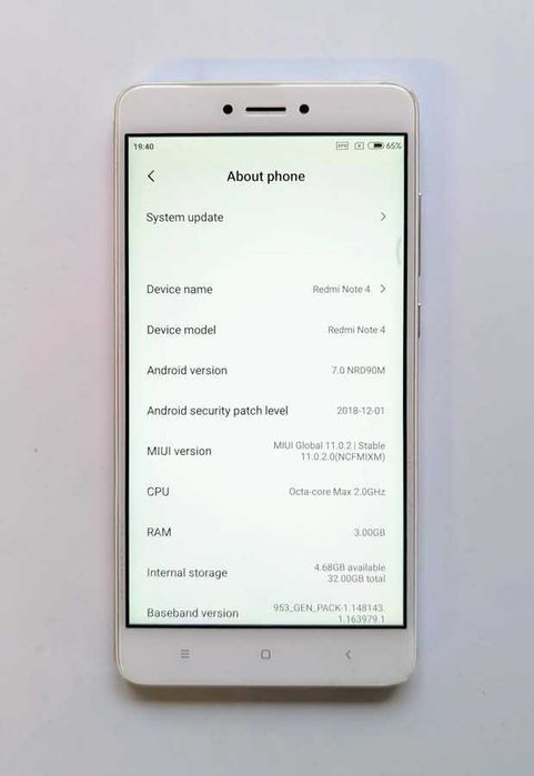Xiaomi Redmi note 4