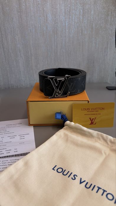 Louis Vuitton колан - Reversible Monogram Eclipse