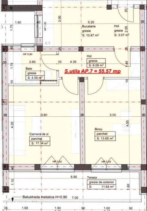 Apartament cu 2 camere, 56mp, zona Giroc — fotografia 1
