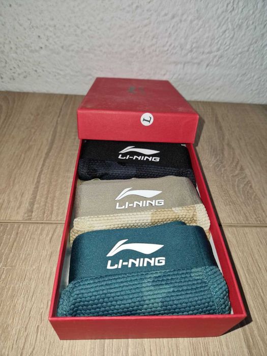 Boxeri Li-Ning negru cu verde marimea L