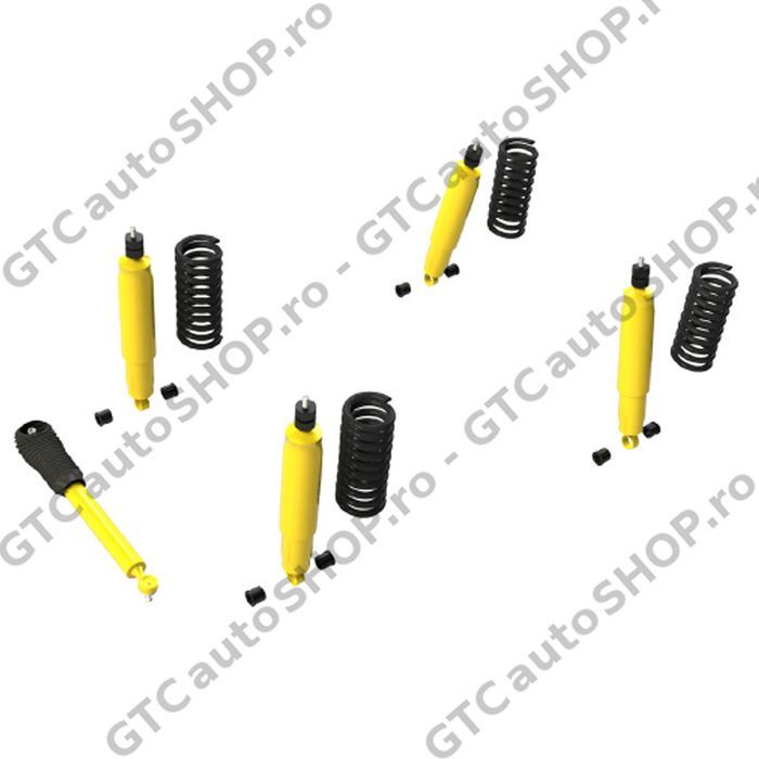 suspensie - kit complet terrain tamer tgs +4cm, land rover discovery 2