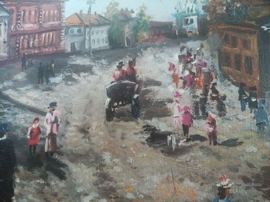 Картина маслом холст