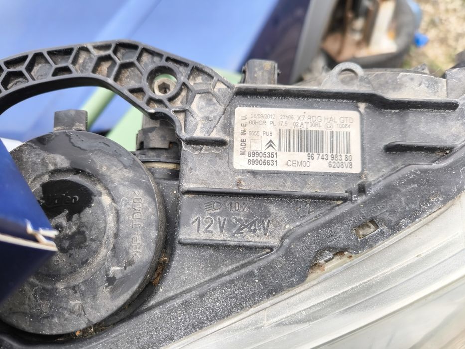 Фарове ситроен с5 Х7 с лед лента дневни