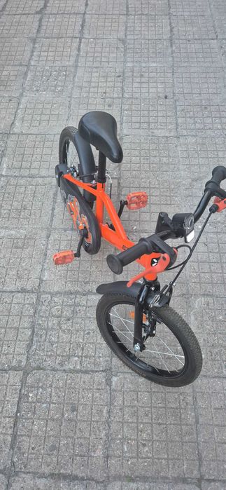Детски велосипед 16 инча Decathlon ROBO ORANGE