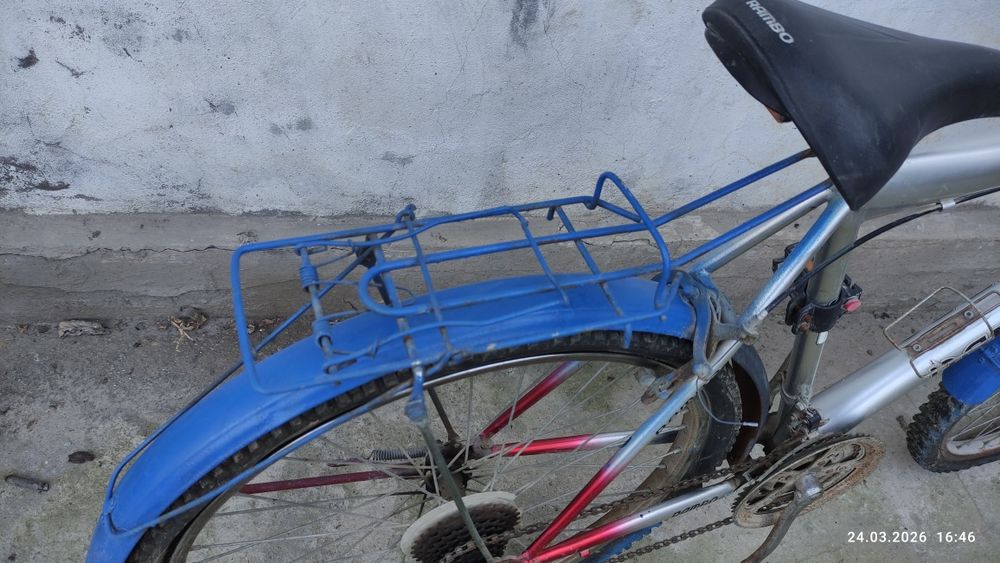 Срочно. Велосипед Rambo 26 с корзиной (под восстановление)