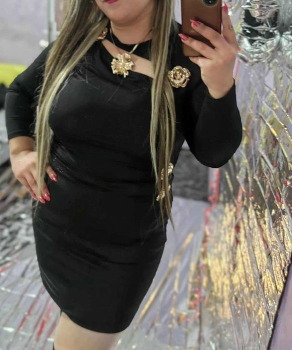 Бяла рокля -л размер