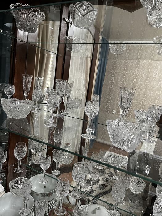 Сервиз, хрустальная  посуда