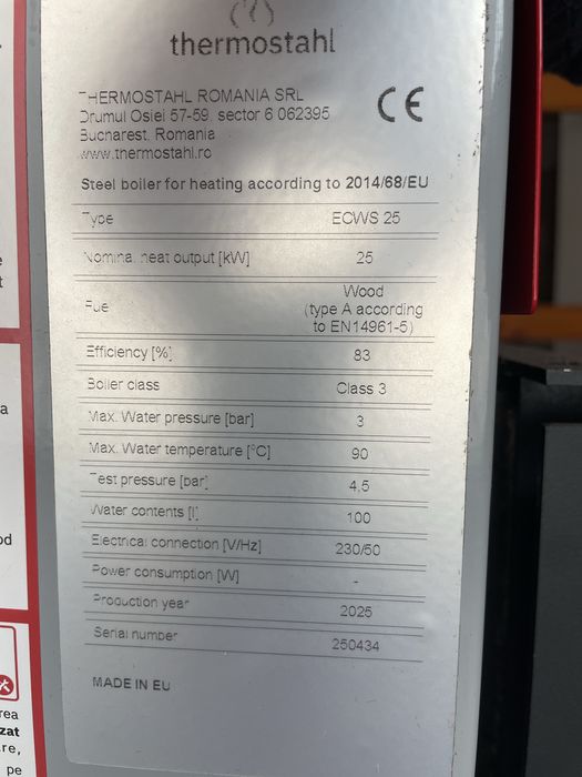 Centrala termica pe lemne, carbuni