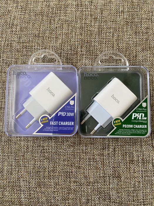 Адаптер быстрая зарядка для iPhone  USB-c lightning