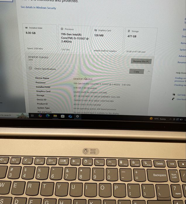 Lenovo ThinkBook 15G2 ITL i5