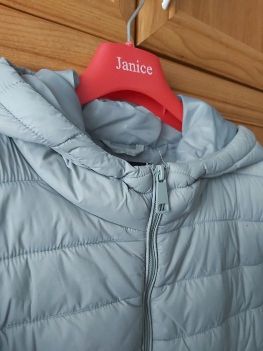 Geacă damă elegantă culoare verde menta.