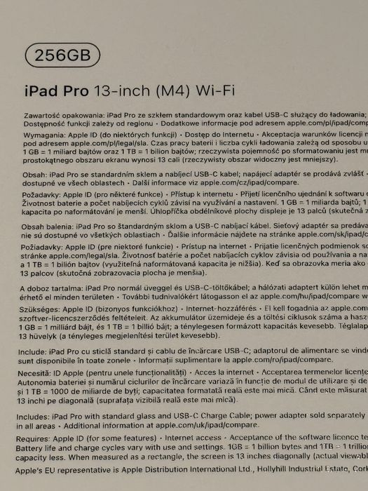 Ipad Pro 13 inchi Wi Fi noua sigilata garantie