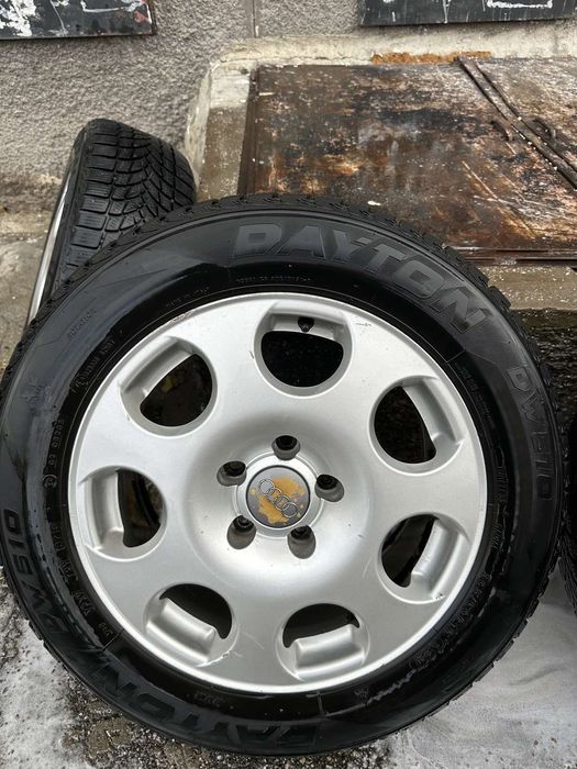 205/60/16. 4бр Алуминиеви джанти с зимни гуми