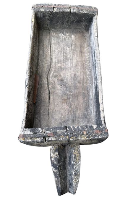 Covata imensa taraneasca lemn plop barduita manual