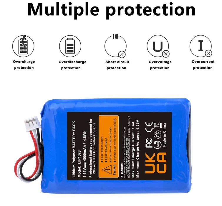 Батерия за Sony PlayStation 5 DualSense Wireless Controller, 4000 mAh