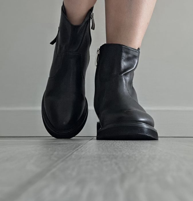 Ботинки женские кожаные