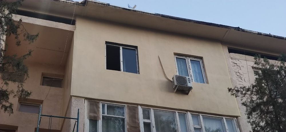 Утепление фасадов на высоте