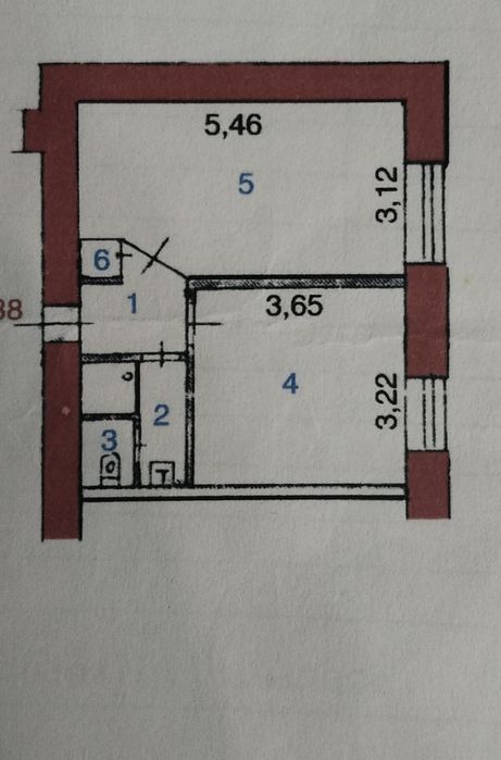 Продам квартиру 1,5ку