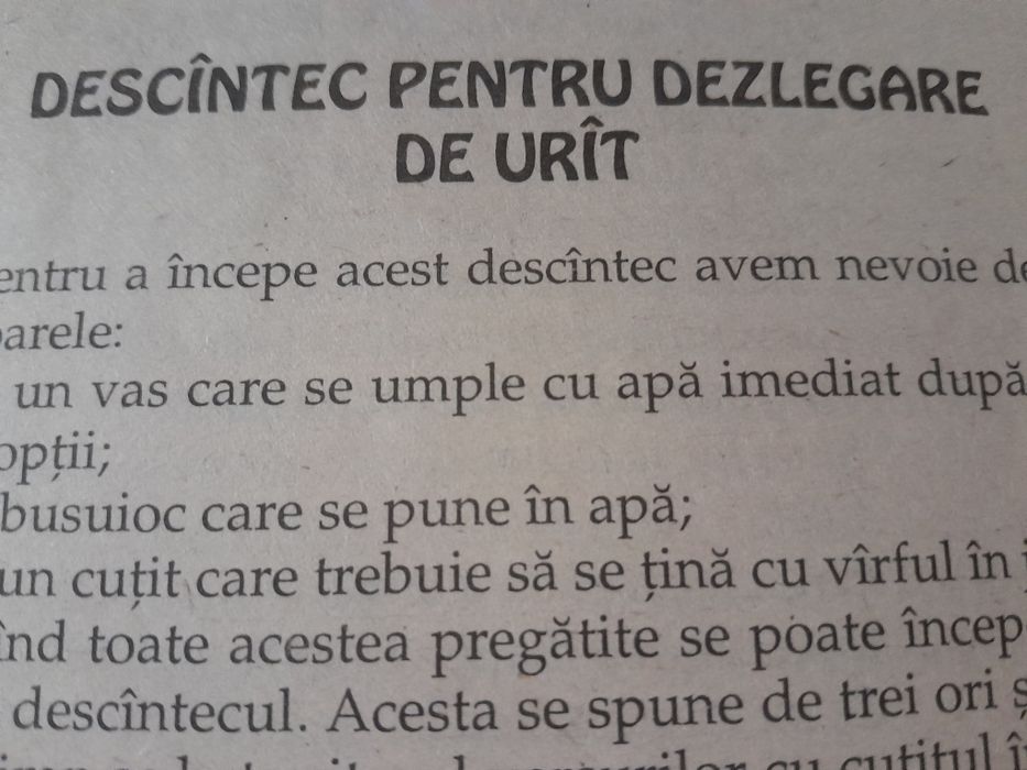 RARA,Carte de ghicit in carti de joc si DESCANTECE 1996