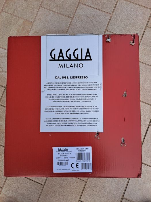 Espresor automat Gaggia Velasca RI8260/01