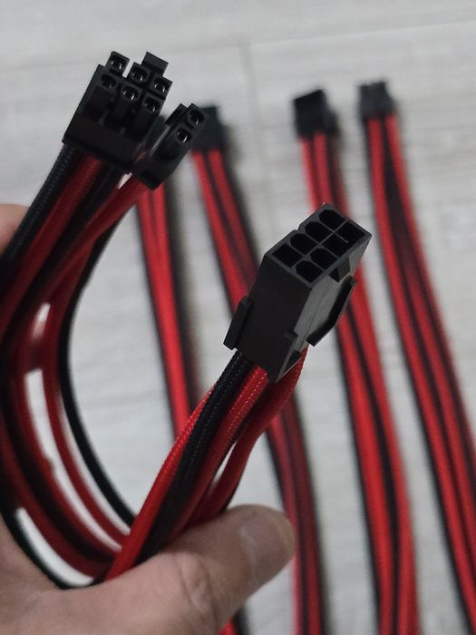 Kit extensii cabluri PSU EZDIY-FAB – 24Pin / EPS / PCI-E – 16AWG, 300m