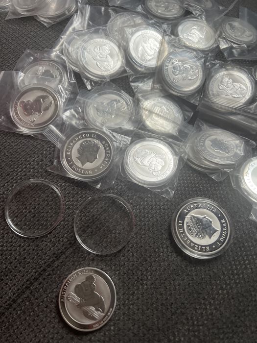 Monedă tip Koala 28g – Argint cu aliaj