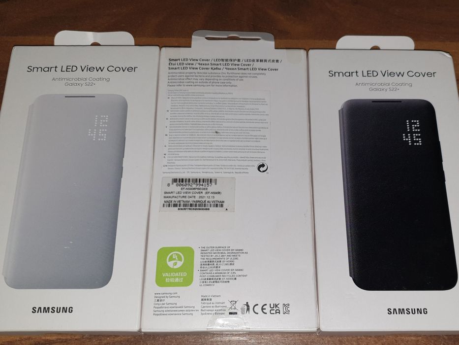 Husa flip activa originala Samsung Smart Led View Cover S22+ S22 Plus