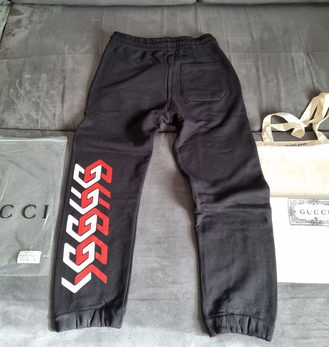 Gucci-mirror cotton track pants 2023