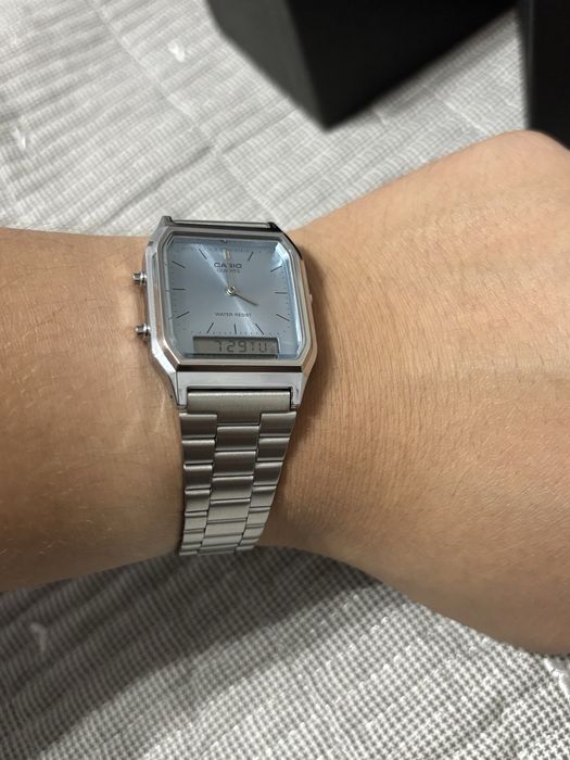 Casio aq230, голубые. Оригинал.