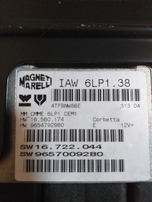 Компютъра за пижо 307.2HD.бензин 2005