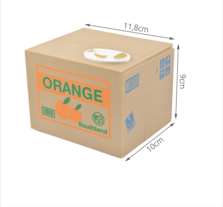 Интерактивна касичка котенце в кашон