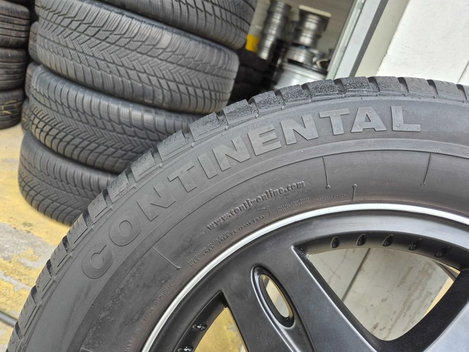 4 ROTI Jante + Anvelope M+S - 265/60/18 - 5x130 - OEM Mercedes G-Class W463 - Continental 2024 + Senzori Presiune OEM