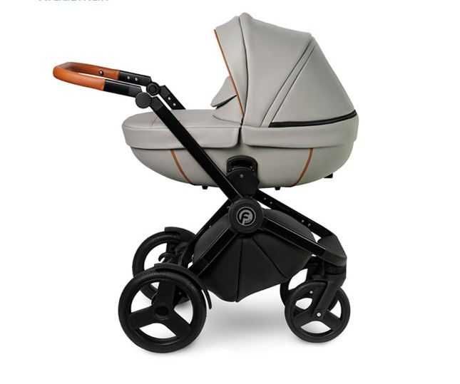 Carucior copii 3 in 1 Topaz Lux Grey - Krausman