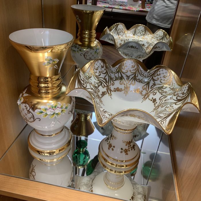 ,сервиз ваза конфетница