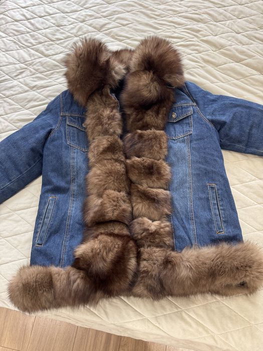 Продам джинсовую парку