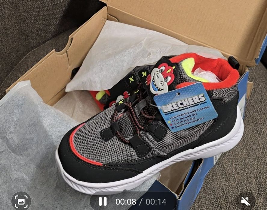 Skechers детская обувь зимняя