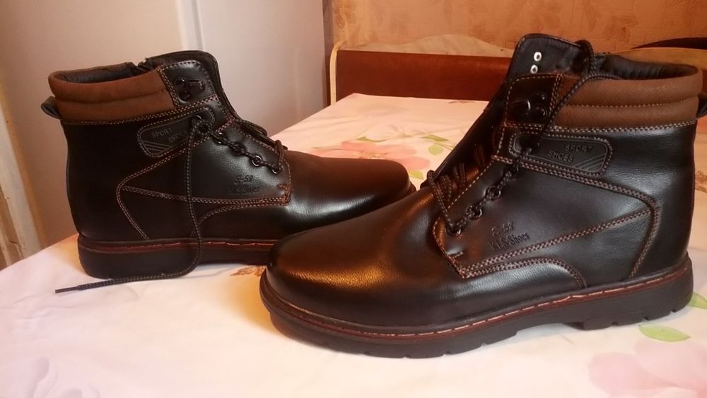 Зимние ботинки размер 45