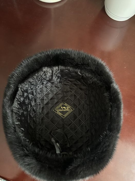 Шапка норковая ушанка