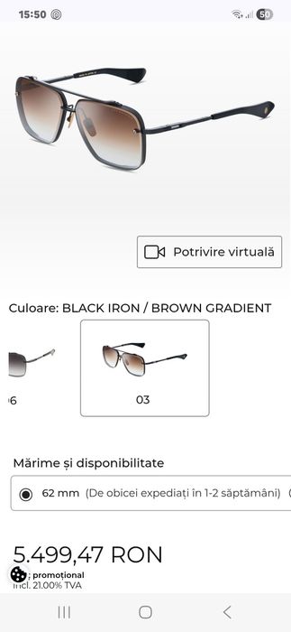 Ochelari DITA  Mach-Six / Originali