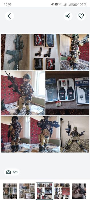 Детская военная форма от 3-11 лет