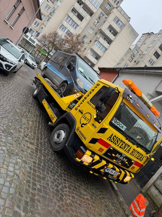 Camion Autoplatforma Hidraulică, MAN L2000, 1998,motor 4.6