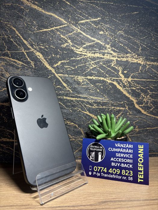 Iphone 16 /128 GB/Garantie 2 Ani Centrul de Telefoane/Rate