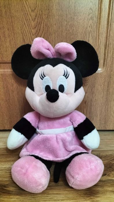 Minnie Mouse jucarie plus Disney roz/negru 40 cm